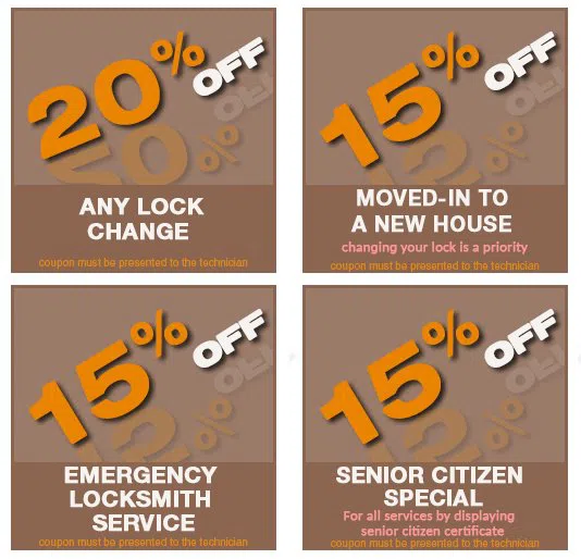 Boggy Creek FL Locksmith Store, Boggy Creek, FL 407-708-3752 - coupon19-set-four